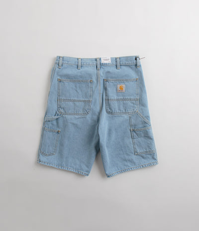 Carhartt Single Knee Shorts - Heavy Stone Bleached Blue