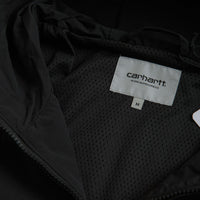 Carhartt Summer Windbreaker Pullover Jacket - Black / White thumbnail