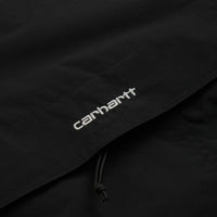 Carhartt Summer Windbreaker Pullover Jacket - Black / White thumbnail