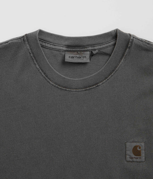 トップス Carhartt  L/S VISTA T-SHIRT - Graphite Carhartt Vista Long Sleeve T-Shirt - Graphite | Flatspot