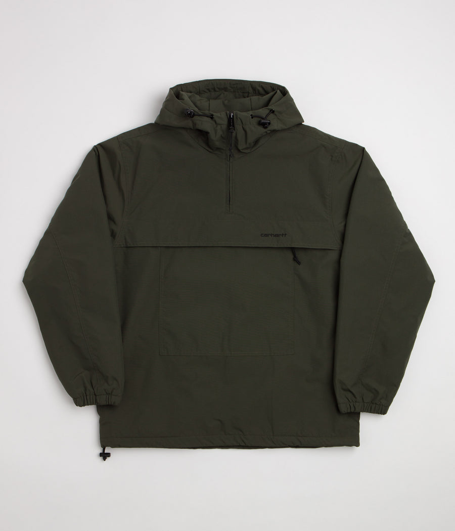 Carhartt Windbreaker Pullover Jacket - Cypress / Black