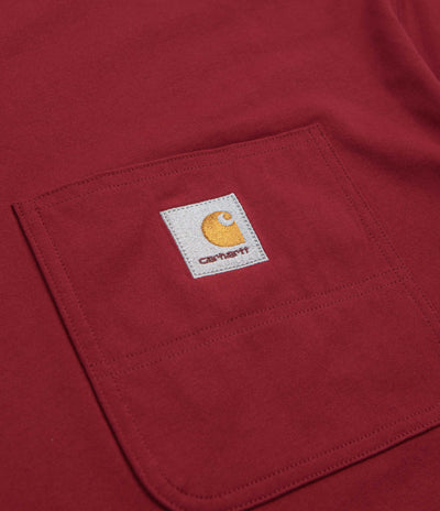 Carhartt Work Pocket T-Shirt in Scarlet