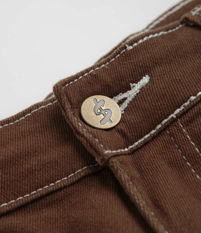 Cash Only Aleka Cargo Jeans - Brown