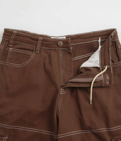 Cash Only Aleka Cargo Jeans - Brown