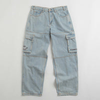 Cash Only Aleka Cargo Jeans - Light Wash thumbnail