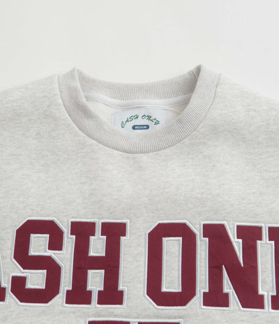 Cash Only Authority Crewneck Sweatshirt - Ash