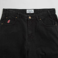 Cash Only Blockout Denim Jeans - Washed Black thumbnail