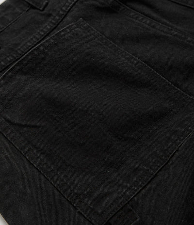 Cash Only Blockout Denim Jeans - Washed Black