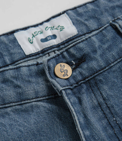 Cash Only Bone Jeans - Streaky Indigo