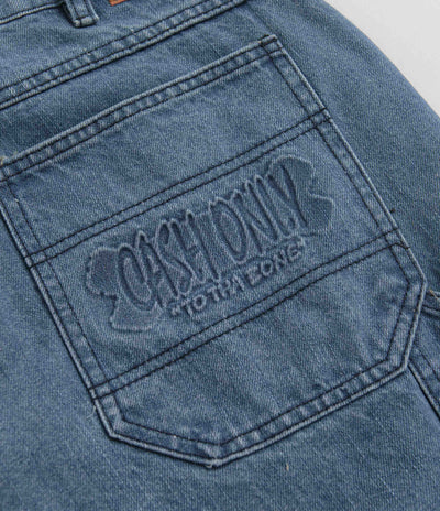 Cash Only Bone Jeans - Streaky Indigo