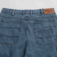 Cash Only Bone Jeans - Streaky Indigo thumbnail