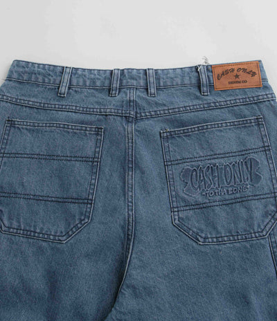 Cash Only Bone Jeans - Streaky Indigo