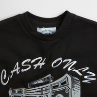 Cash Only Boombox Applique Crewneck Sweatshirt - Black thumbnail