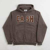 Cash Only Campus Zip Up Hoodie in Charcoal thumbnail