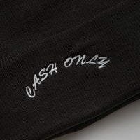 Cash Only Logo Beanie - Black thumbnail