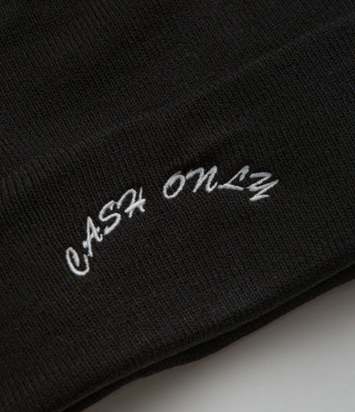 Cash Only Logo Beanie - Black