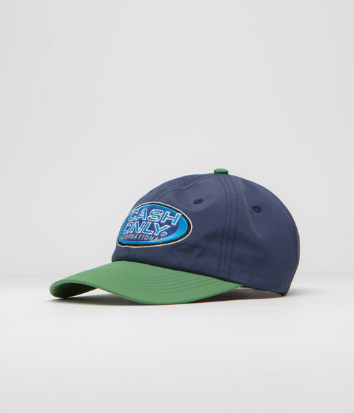 帽子 cashonly nylon cap cash-only-orb-cap-navy-green--
