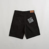 Cash Only Records Denim Shorts in Black thumbnail