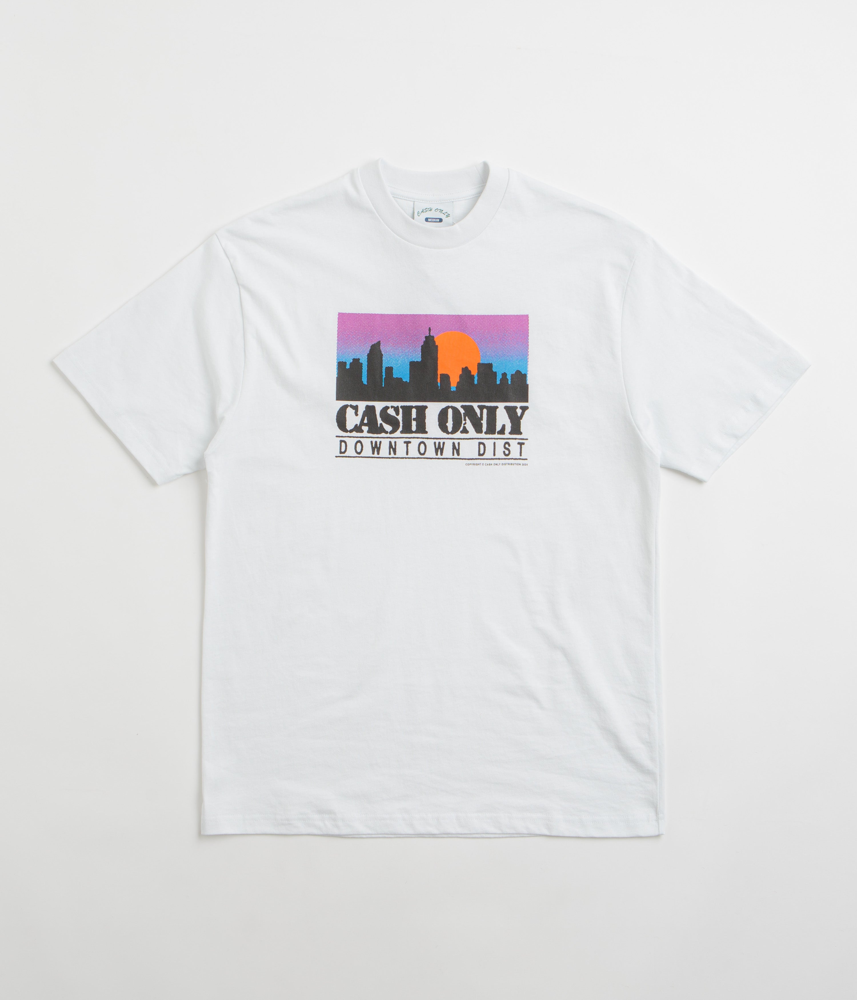 Cash Only Skyline T-Shirt - White