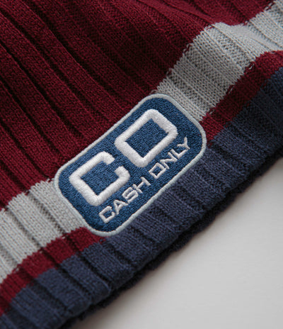 Cash Only Strike Beanie - Burgundy