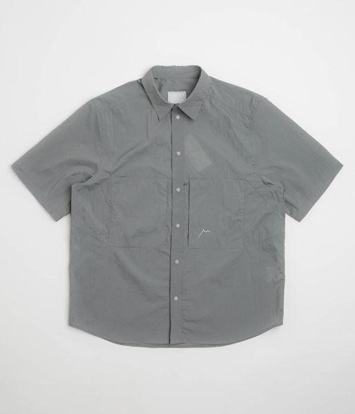 【CAYL】 live wool mix short sleeve / grey Live Wool Mix Short Sleeve【CAYL】 – SANKAKU STAND