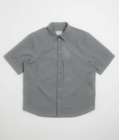Cayl CHK 2Pocket Short Sleeve Shirt - Dark Grey | Flatspot