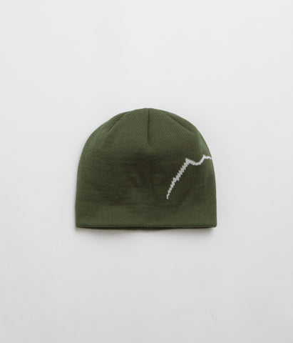 【CAYL】 LOGO BEANIE SHORT- OLIVE Cayl Short Logo Beanie - Olive | Flatspot