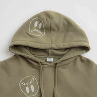 Civilist Allover Smiler Hoodie in Olive thumbnail