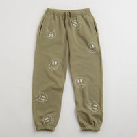 Civilist Allover Smiler Joggers in Olive thumbnail