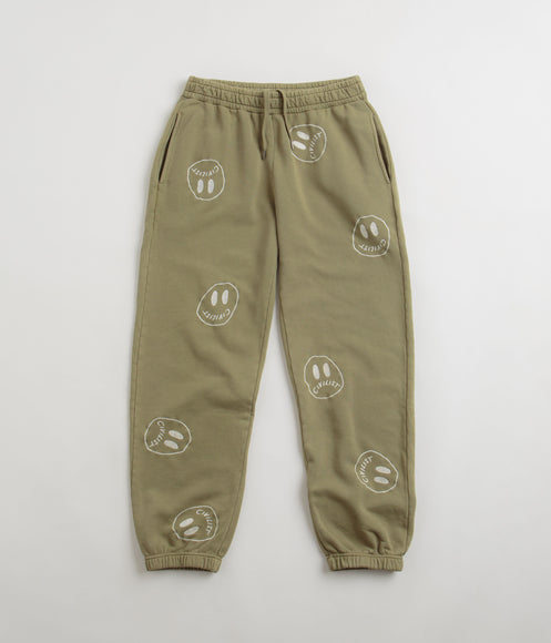 Civilist Allover Smiler Joggers - Olive