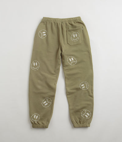 Civilist Allover Smiler Joggers - Olive