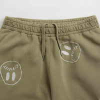 Civilist Allover Smiler Joggers - Olive thumbnail