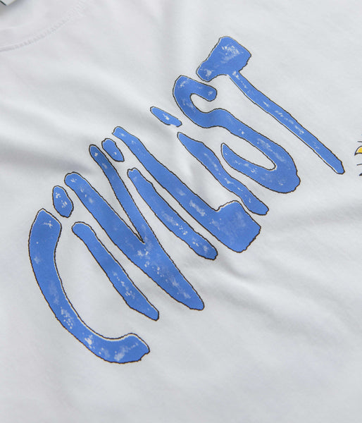 【CIVILIST】 Schulle Tee - White Civilist Big Fun T-Shirt - White | Flatspot