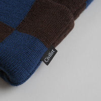 Civilist Checker Beanie - Shale / Maroccan Blue thumbnail