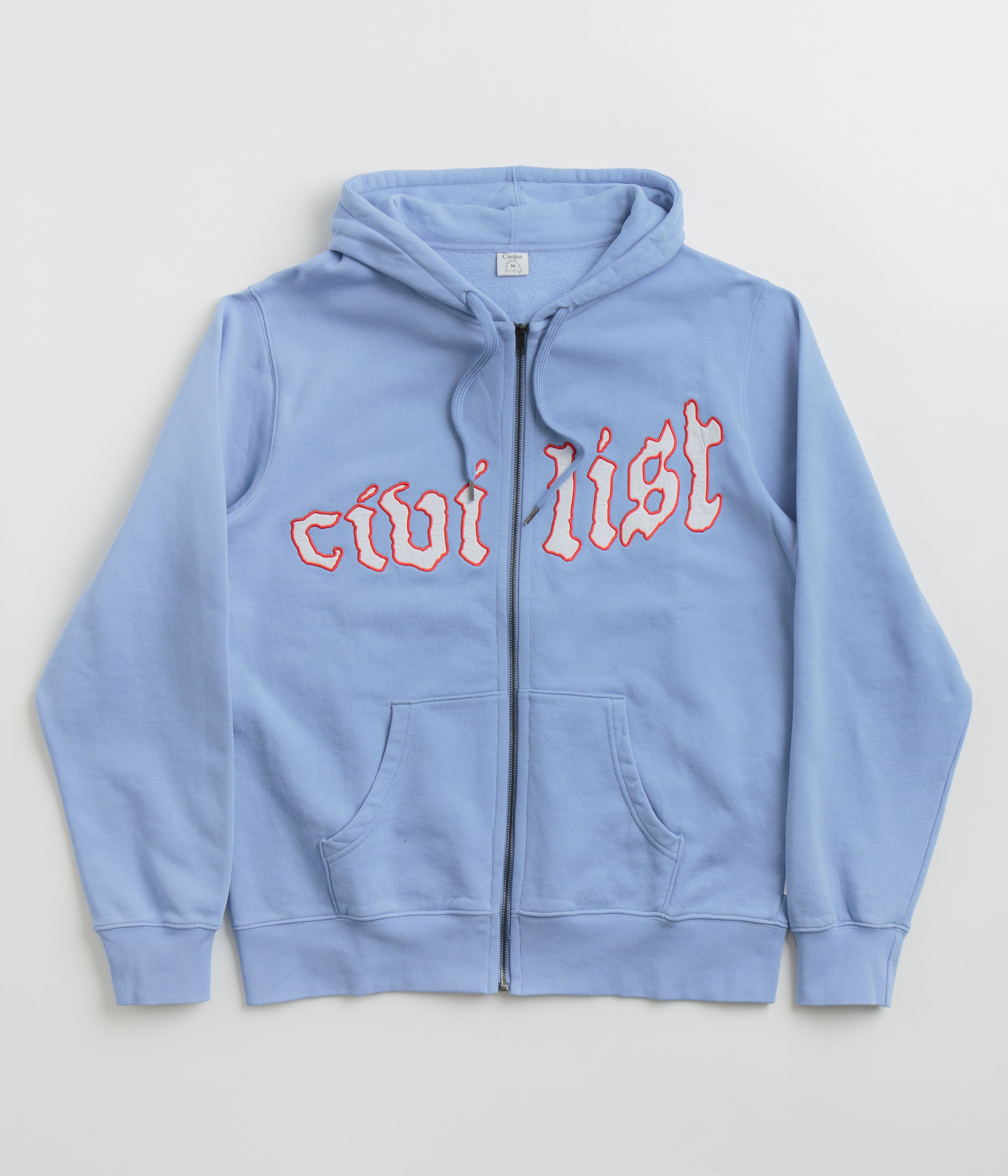 Civilist Exotique Zip Hoodie - Medium Blue