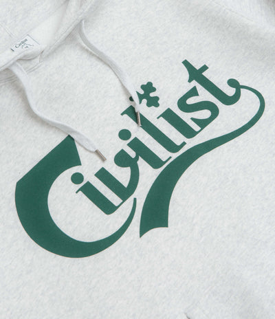 Civilist Karls Berg Hoodie in Light Heather Grey