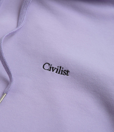 Civilist Mini Logo Hoodie - Lavender