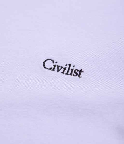 【CIVILIST】 Mini Logo Tee / Lavender Civilist Mini Logo T-Shirt - Lavender | Flatspot