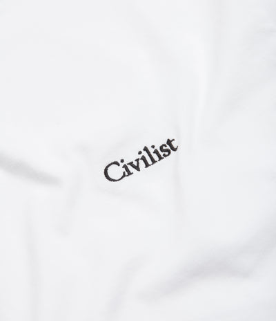 Civilist Mini Logo T-Shirt - White