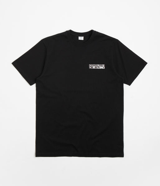 【CIVILIST】 Monochrome Tee - Black civilist-monochrome-t-shirt-