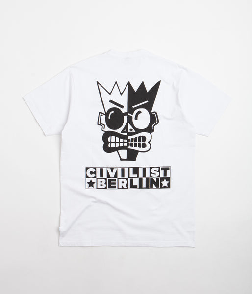 【CIVILIST】 Monochrome Tee - White Civilist Monochrome T-Shirt - White | Flatspot