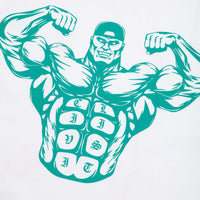 Civilist Muscle T-Shirt in White thumbnail