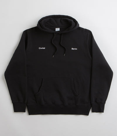 Civilist Skull Hoodie in Black