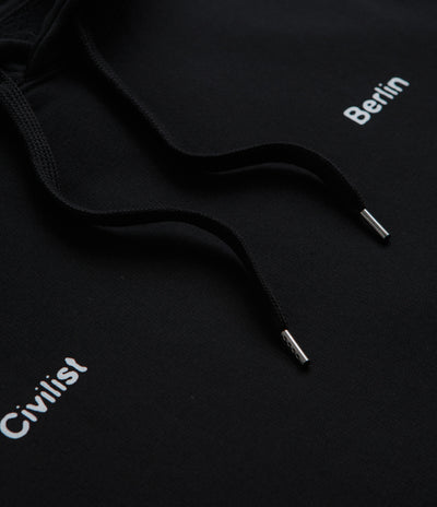 Civilist Skull Hoodie in Black