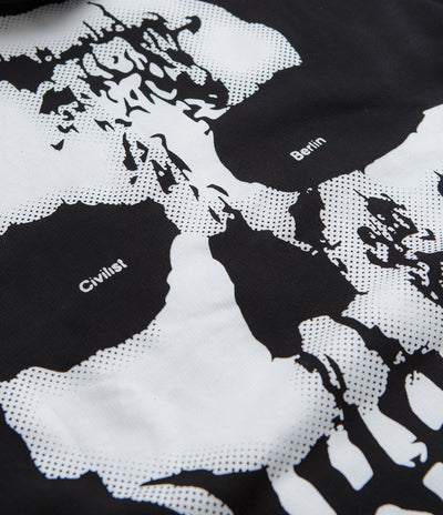 Civilist Skull Hoodie in Black
