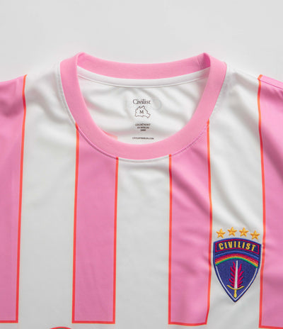 Civilist Striped Jersey - Pink / Blue