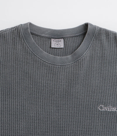 Civilist Thermal Long Sleeve T-Shirt - Pepper