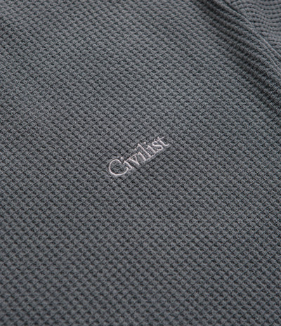 Civilist Thermal Long Sleeve T-Shirt - Pepper