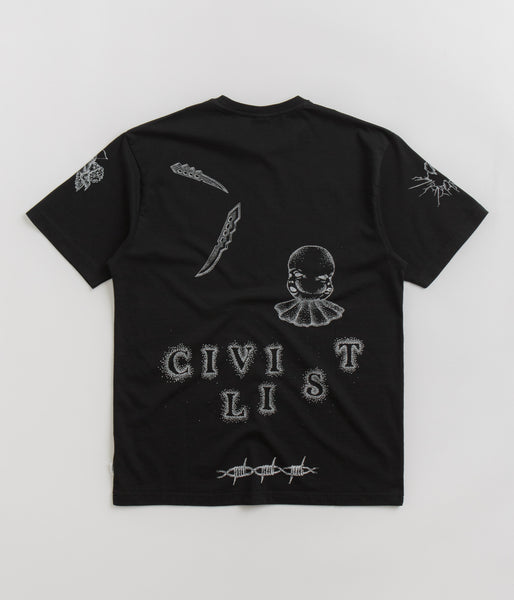 【CIVILIST】 Monochrome Tee - White Civilist Monochrome T-Shirt - White | Flatspot