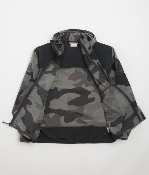 Columbia Challenger II Novelty Windbreaker Jacket Black Mod